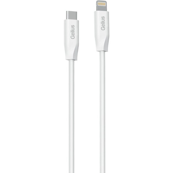 Фото - Сетевое зарядное устройство Gelius Merge GP-HC060 GAN USB+Type-C 35W (QC/PD/PPS) + кабель One GP-UCN013 Type-C to Lightning 1m (102933)